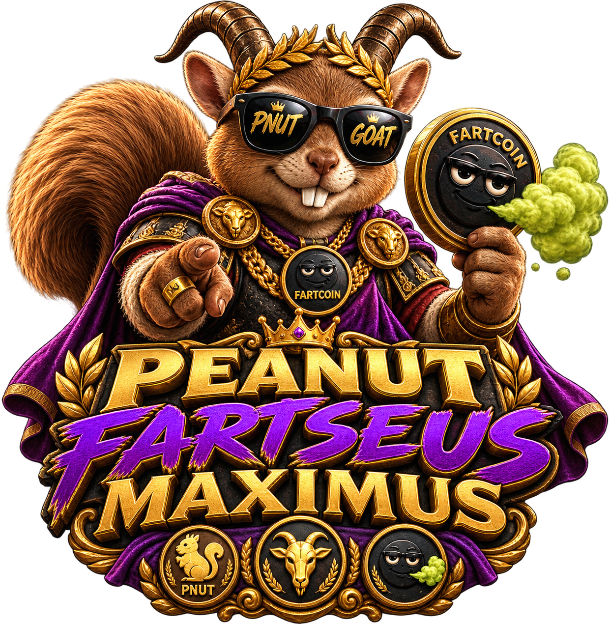 Peanut Fartseus Maximus mascot